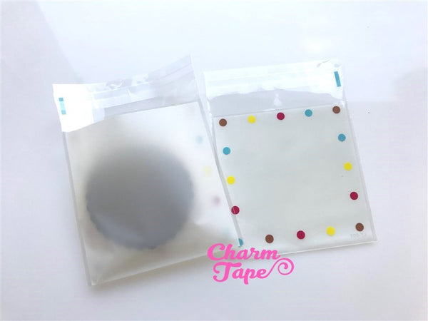 20/50/100 bags Dots Cello Bags // Poly Bags // Self Sealing bags // Wedding Favor Bags // Party Bags CB78