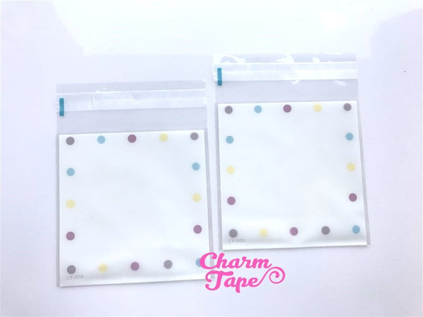 20/50/100 bags Dots Cello Bags // Poly Bags // Self Sealing bags // Wedding Favor Bags // Party Bags CB78