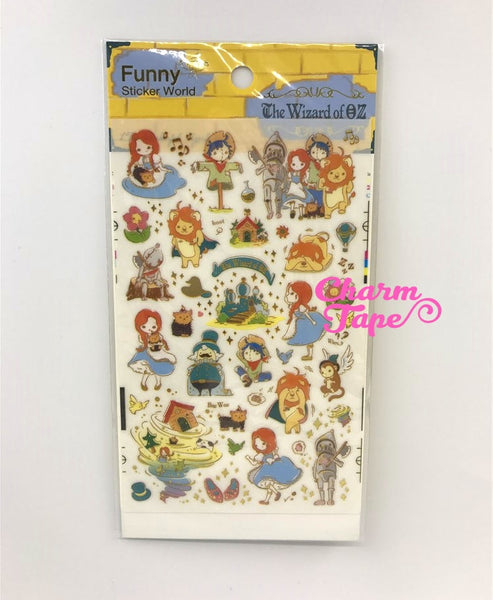 Fairy Tale Gold Foil Sticker - Cinderella, Wizard of Oz, Snow White by Funny ss330