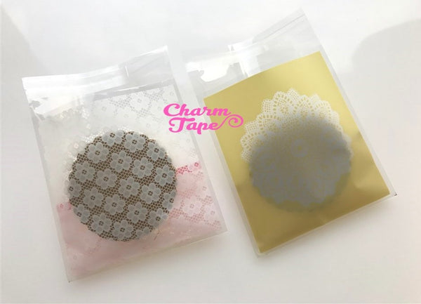 20/50/100 bags Ribbon Lace Cello Bags // Poly Bags // Self Sealing bags // Wedding Favor Bags // Party Bags CB766