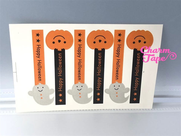 Halloween Long Sticker For Gift Packing Packaging 3/10/30 sheets GS002