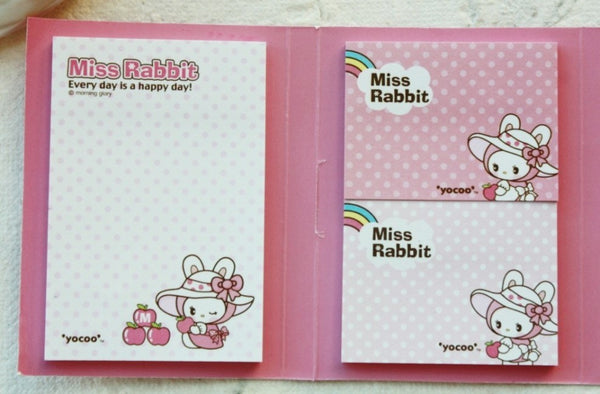 Post It Memo Pad - Miss Rabbit Polka dots - CharmTape - 2