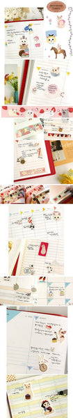 Jetoy Choo Choo cat Paper and Translucent Stickers 8 Sheets (E) - CharmTape - 4