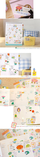 Korean Deli Deli adhesive Stickers 8 sheets SS500 - CharmTape - 3