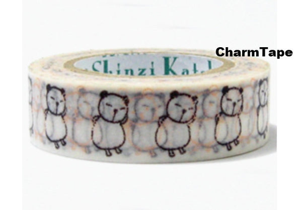 Dancing Panda Washi Tape 10m x 15mm WT298 by Shinzi Katoh - CharmTape - 2