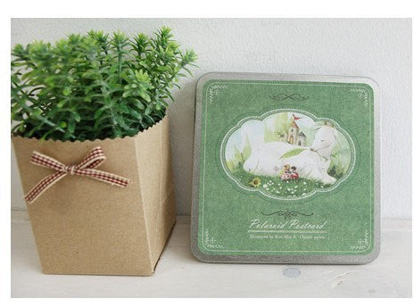 Korea DIY decoden Cards Set in tin box - Alice in Wonderland - CharmTape - 1