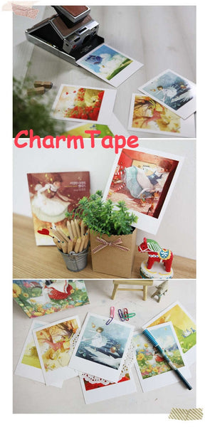 Korea DIY decoden Cards Set in tin box - Alice in Wonderland - CharmTape - 3