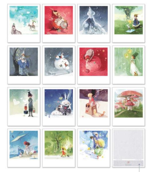 Korea DIY decoden Cards Set in tin box - Fairy tale Prince - CharmTape - 2