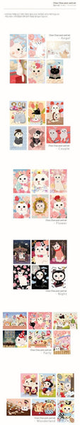 Jetoy Choo Choo cat Postcard set - Angel 6 sheets - CharmTape - 4