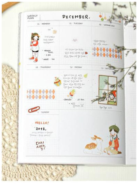 Heeda plastic Stickers set - 6 sheets SS515 - CharmTape - 2