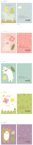 Post-it Memo Note Pad - Bear 1 set PN4 - CharmTape - 4