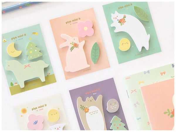 Post-it Memo Note Pad - Bear 1 set PN4 - CharmTape - 2