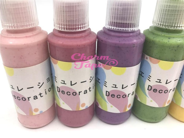 Fake Deco Fruit Sauce (Jam) - 20ml Decoden | Acrylic Paint | Miniature Food | Food Jewelry (Japan Quality)