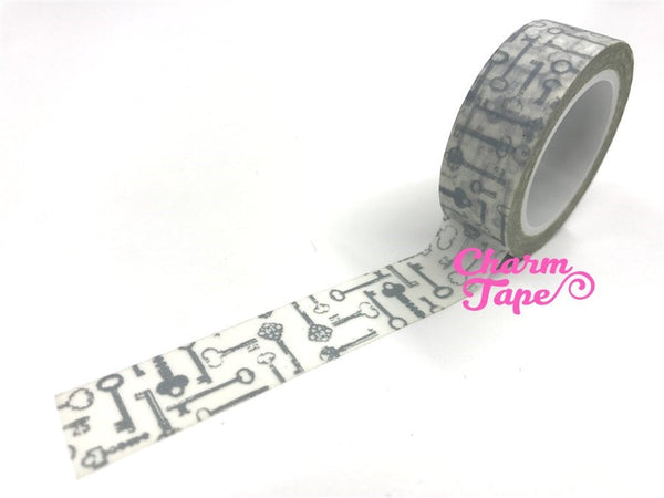 Key Washi Tape 15mm x 10 meters WT384 WT121 WT219