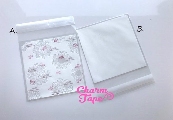 20/50/100 bags Ribbon Lace Cello Bags // Poly Bags // Self Sealing bags // Wedding Favor Bags // Party Bags CB77