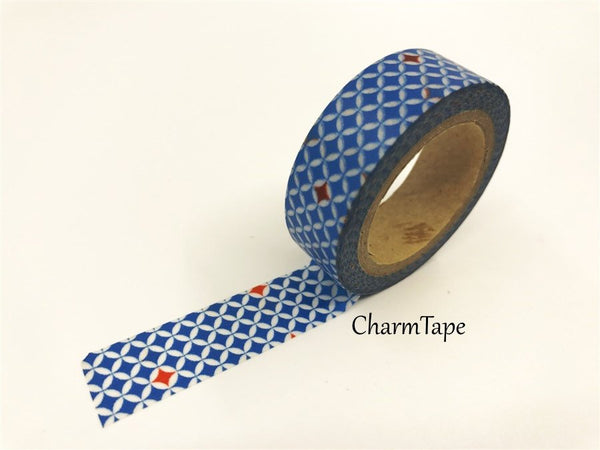 Geometric circle Motif Washi Tape 15mm x 10m WT330