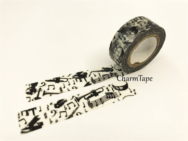 Musical Instrument Washi Tape 15mm x 10m WT597 WT303