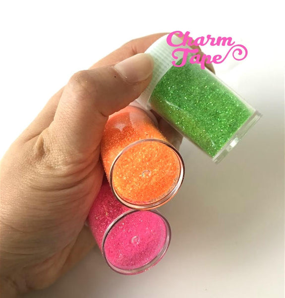 Loose Neon Color glitters, bottle UV resin, nail gel, acrylic nail, nail polish glitter Extra Fine Iridescent Embellishment Costume Craft