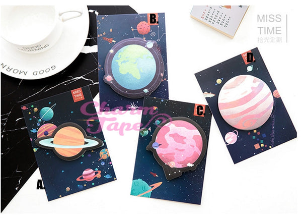 Planets - Sticky Post It Memo Note Pad 30 sheets ss547