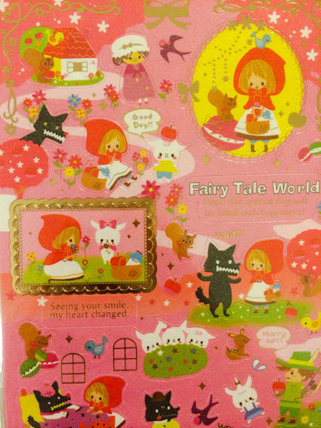 Little red riding hood Sticker 1 Sheets by Kamio SS285 - CharmTape - 3