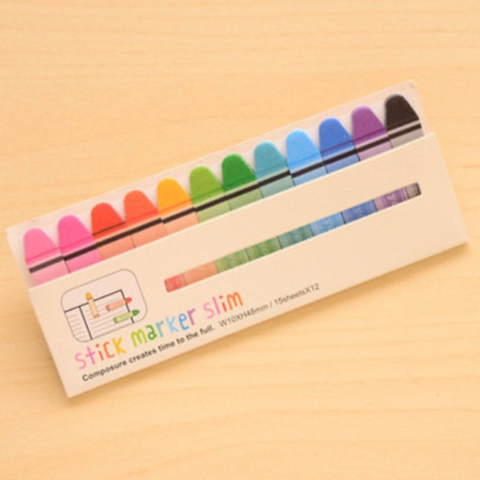 Crayon Sticky Post It Memo Note Pad 180 sheets SS303