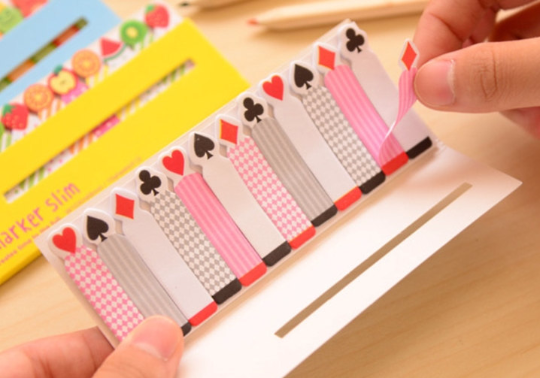 Playing Cards Sticky Post It Memo Note Pad 180 sheets SS310