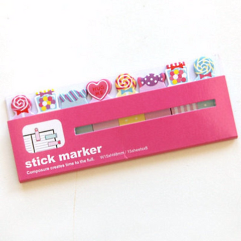 Candy & Lollipop Sticky Post It Memo Note Pad 120sheets SS317