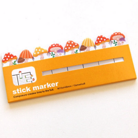 Mushroom Sticky Post It Memo Note Pad 120 sheets SS320