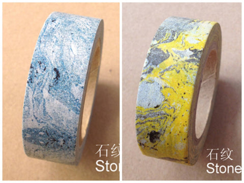 Marble stone Washi Tape Roll Adhesive Stickers WT374