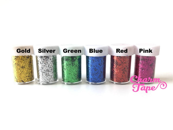 Loose Tinsel glitters, bottle UV resin, nail gel, acrylic nail, nail polish glitter No hole Metallic Embellishment Costume Craft