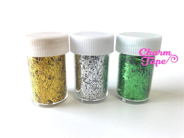 Loose Tinsel glitters, bottle UV resin, nail gel, acrylic nail, nail polish glitter No hole Metallic Embellishment Costume Craft