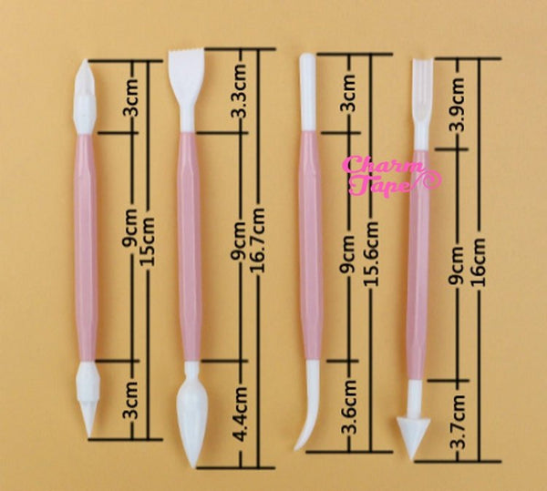 Clay Modeling Tools for Cake Decorating, Fondant or Sugar Crafts, Set of 8