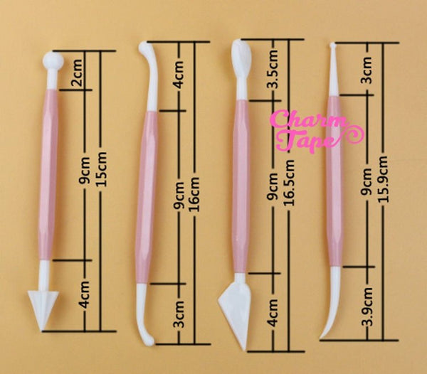 Clay Modeling Tools for Cake Decorating, Fondant or Sugar Crafts, Set of 8