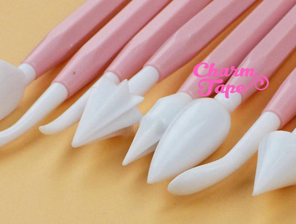 Clay Modeling Tools for Cake Decorating, Fondant or Sugar Crafts, Set of 8