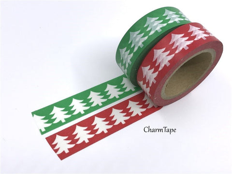 Festive Tree Washi tape 15mm x 10.5 yards WT515