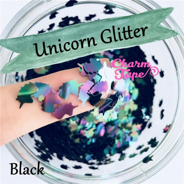 Unicorn Loose glitters 8mm UV resin / Laser / Holographic / Solvent Resistant / Slime Art / Nail Art / Resin Jewelry