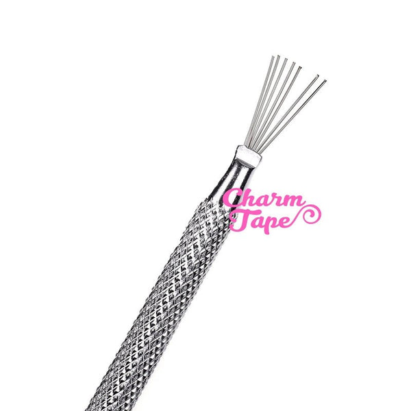 7 Pins Clay Texturing Tool | Feather Wire Texture Brush for Sculpting and Modeling | Scoring Tool | Polymer Clay Supplies